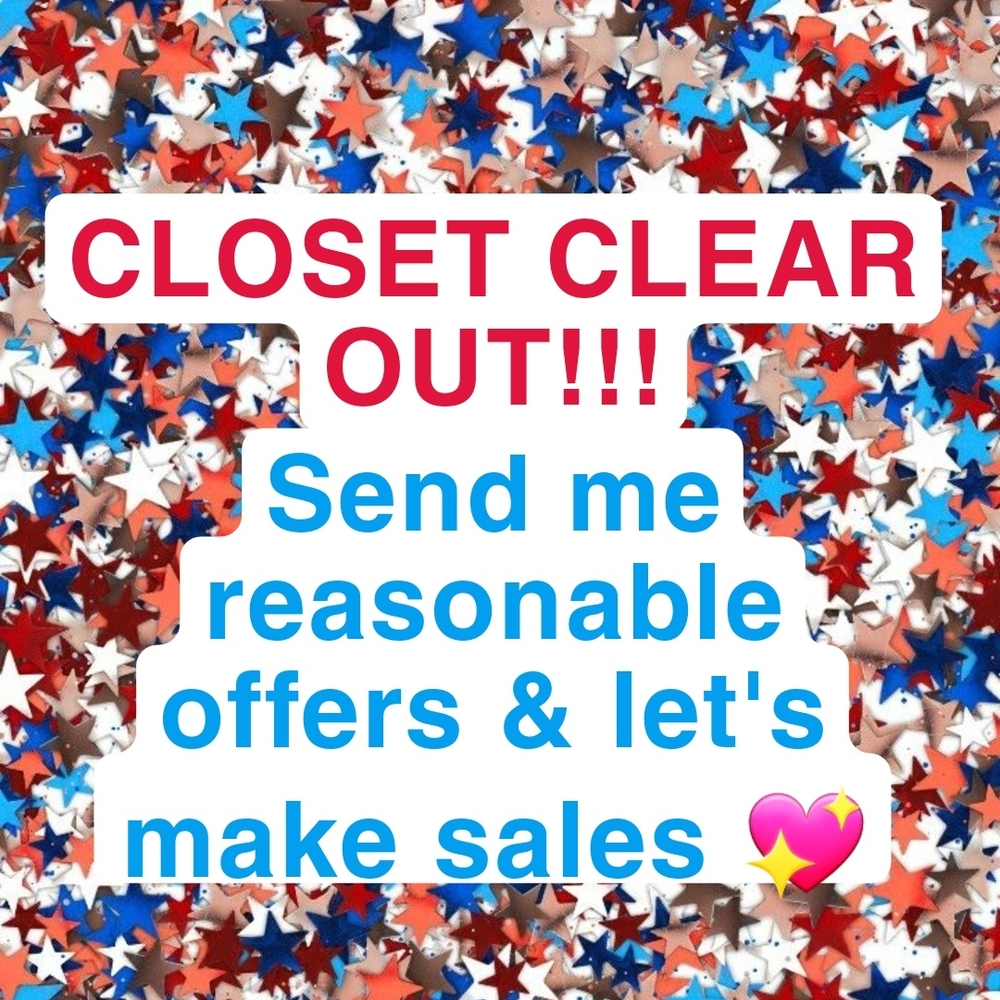 Closet Clear Out 🎉🪩
